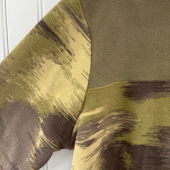 The North Face Fleece Pullover XL Green - Picture 2 of 8